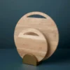 Be Home SERVING WOOD CHEESEBOARDS WITH GOLD STAND