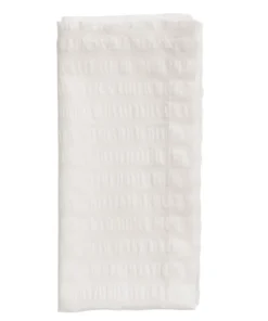 Kim Seybert SEERSUCKER NAPKIN WHITE
