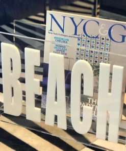 EYE CANDY MAGAZINE RACK | BEACH | WHITE BOXES & STORAGE