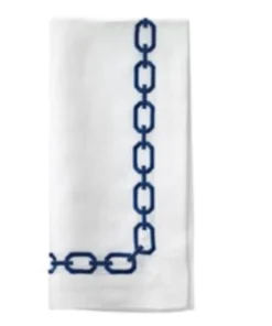 Bodrum THE TABLE CHAINS NAPKIN NAVY | SET OF 4