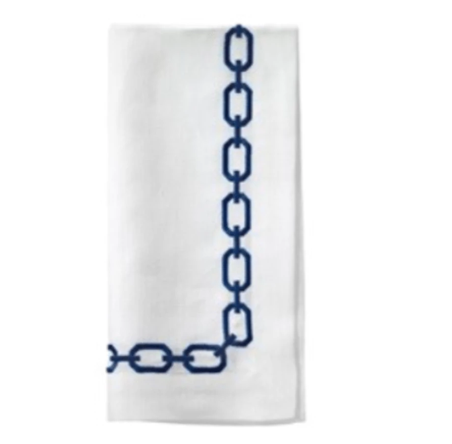 Bodrum THE TABLE CHAINS NAPKIN NAVY | SET OF 4 1 Bodrum THE TABLE CHAINS NAPKIN NAVY | SET OF 4