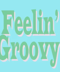 Nicolette Mayer Collection WINE & BAR FEELIN' GROOVY BLUE & GREEN PEBBLE COASTERS Groovy Blue | SET OF 4