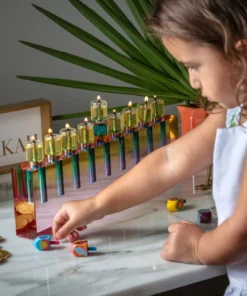 Apeloig Collection JUDAICA ACRYLIC MENORAH | MULIT-COLOR