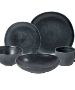 Casafina LIVIA DINNERWARE | MATTE BLACK