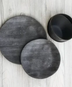 TarHong FAUX EBONY WOOD MELAMINE COLLECTION THE TABLE