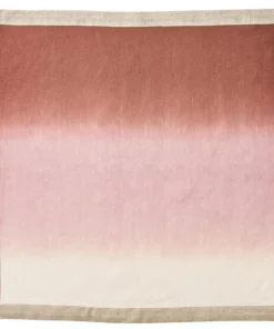 Kim Seybert DIP DYE NAPKIN MAUVE & BROWN