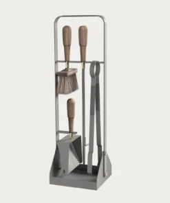ELDVARM EMMA FIREPLACE TOOL SET PARIS GREY