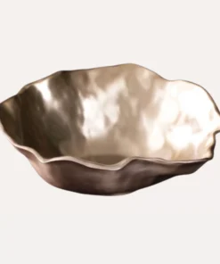 Beatriz Ball SERVING SIERRA MAIA BOWL | GOLD | LARGE