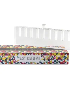 Jamie Young Company MODERN MENORAH ACYRLIC WHITE THE HOME