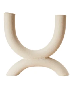 Style Union Home FOREVER DUAL CANDLE HOLDER RAW WHITE CANDLELIGHT 7 Style Union Home FOREVER DUAL CANDLE HOLDER RAW WHITE CANDLELIGHT