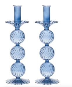 Kim Seybert IRIS CANDLESTICK SET