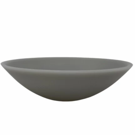 Nashi Home LUXE RESIN EVERYDAY BOWL GREY SERVING 3 Nashi Home LUXE RESIN EVERYDAY BOWL GREY SERVING