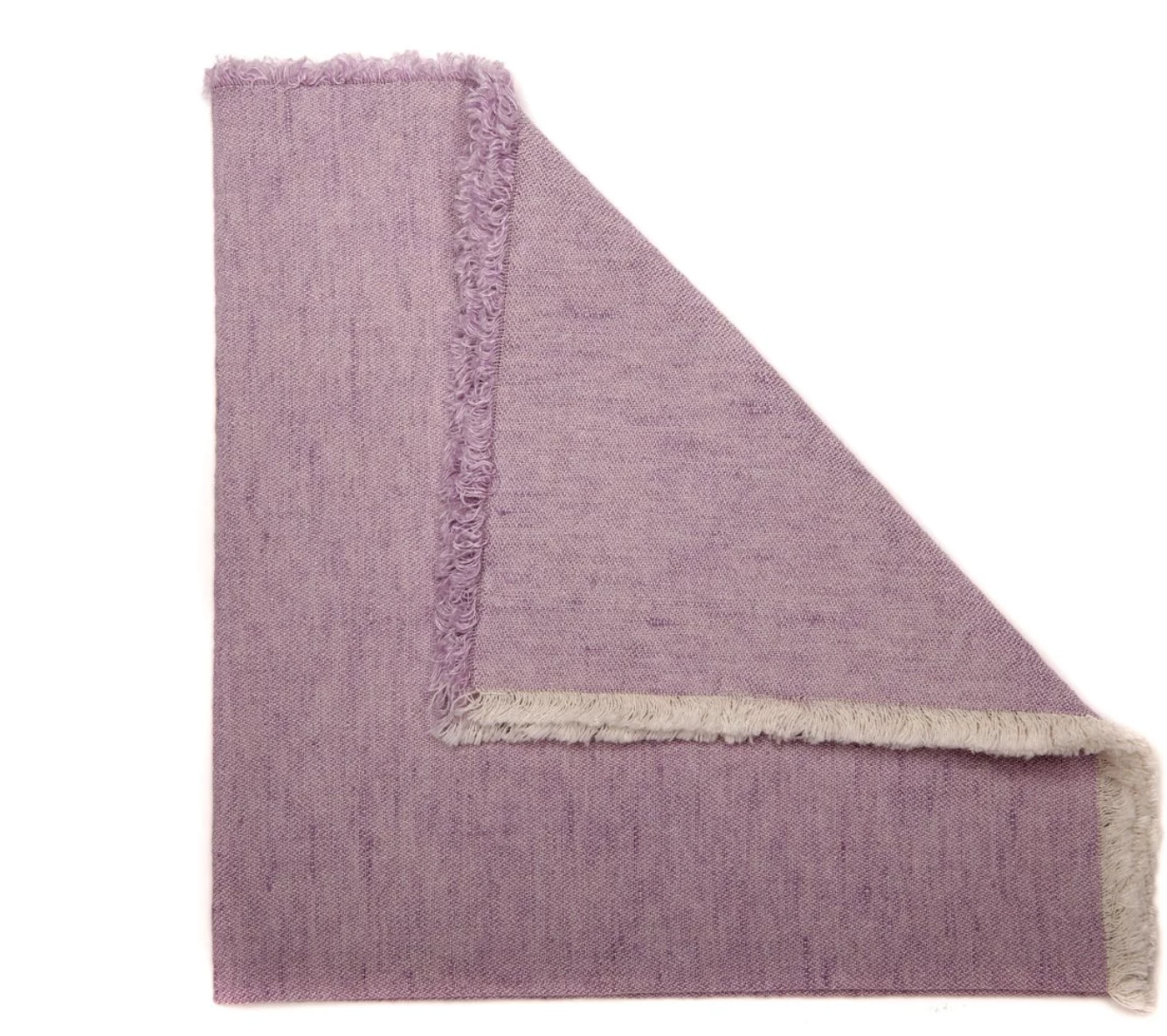 Deborah Rhodes THE TABLE WOVEN WASHED FRINGE NAPKIN | LAVENDER 1 Deborah Rhodes THE TABLE WOVEN WASHED FRINGE NAPKIN | LAVENDER