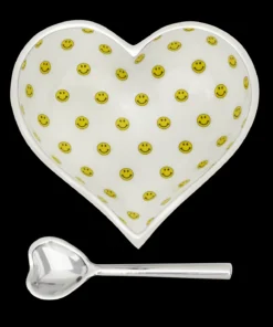 Inspired Generations SERVING LIL SMILES HEART BOWL WITH SPOON