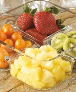 Majestic Gifts/Barski RELISH FOUR PART DISH SERVING 7 Majestic Gifts/Barski RELISH FOUR PART DISH SERVING