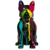 Interior Illusions Plus, Inc. EXPRESSIONIST DOG WITH GLASSES BLACK