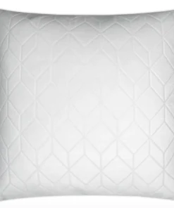 D.V. KAP Home / Canaan Company LOGEN PILLOW WHITE | 24 X 24 PILLOWS
