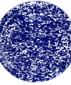 Golden Rabbit SERVING ENAMEL SWIRL TRAY BLUE -