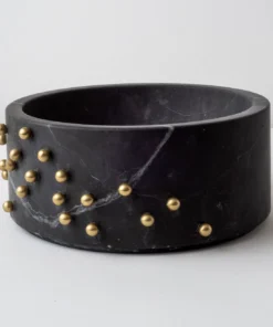 CDMX Design CONFETTI MARBLE STUD BOWL