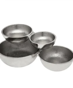 Godinger (GOD) SERVING LINKED BOWL | SILVER
