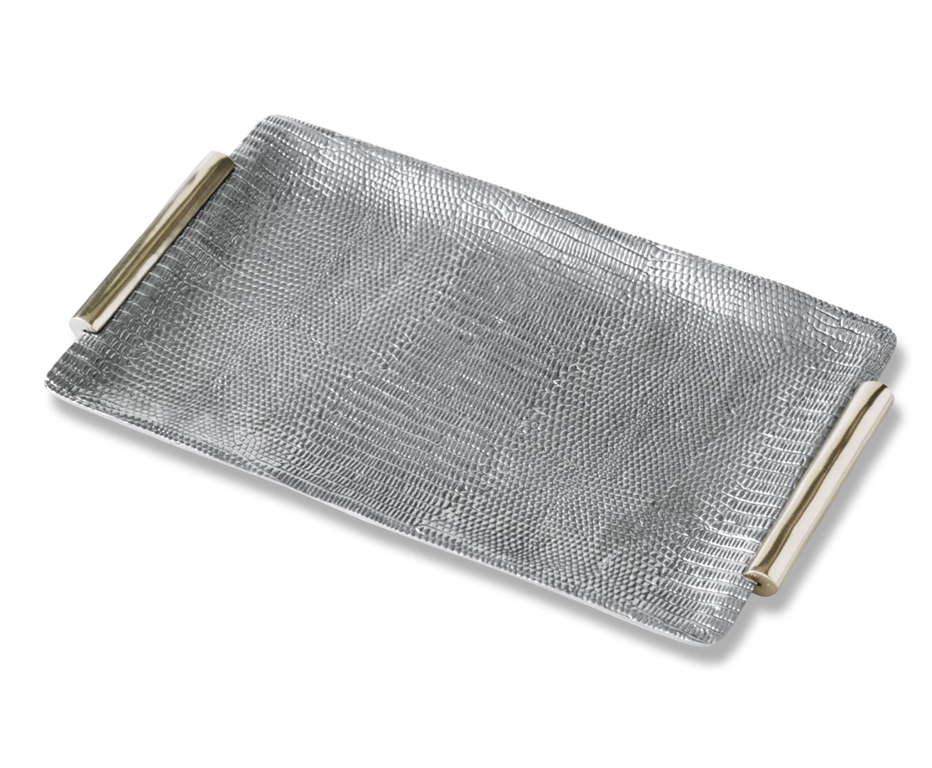 Beatriz Ball SERVING SIERRA PYTHON TRAY WITH HANDLES | LARGE 1 Beatriz Ball SERVING SIERRA PYTHON TRAY WITH HANDLES | LARGE
