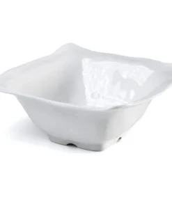 Q Squared RUFFLE MELAMINE SQUARE SERVING BOWL THE SUMMER SHOP