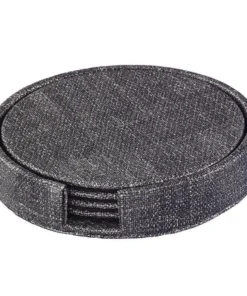 Bodrum WINE & BAR LUSTER COASTER SET WITH HOLDER