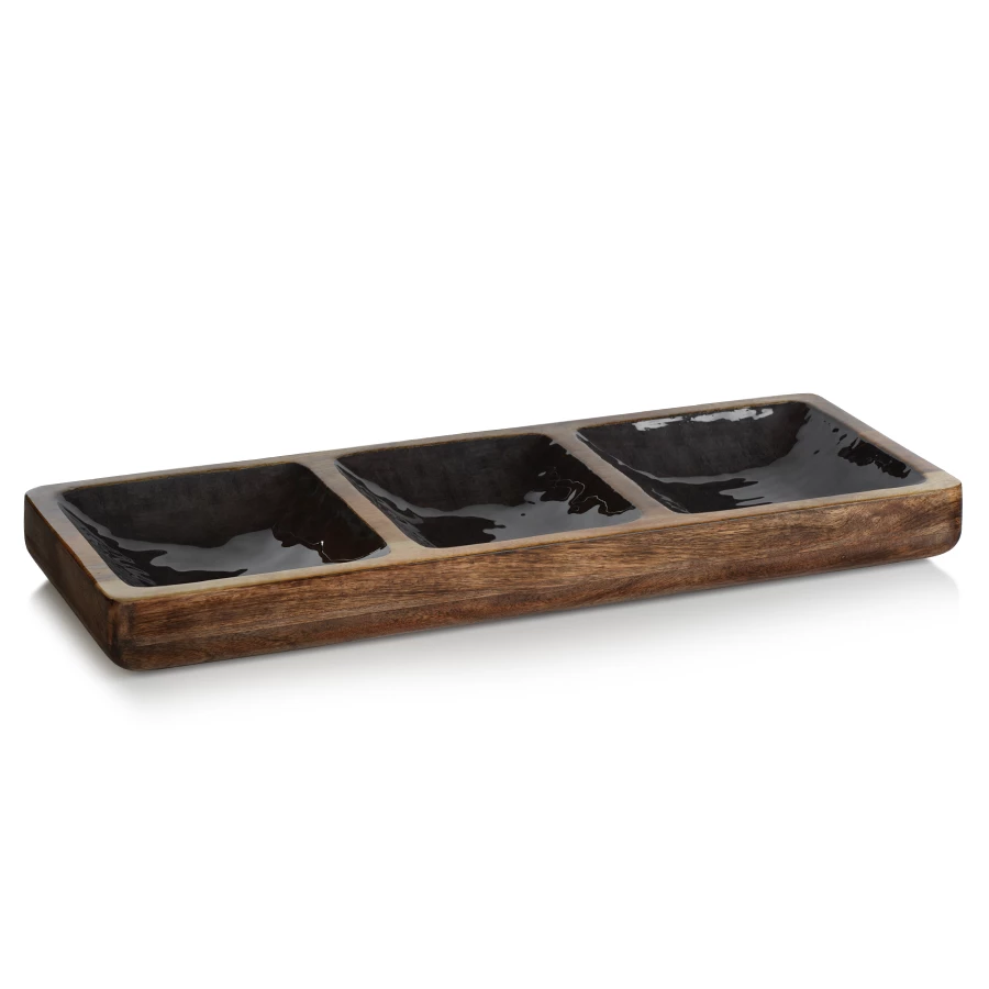 Zodax SEDONA THREE SECTION TRAY 1 Zodax SEDONA THREE SECTION TRAY