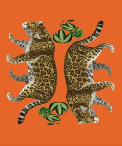 Nicolette Mayer Collection DOUBLE LEOPARD VANITY TRAY THE HOME