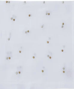 Deborah Rhodes SCATTERED DOTS NAPKIN | GOLD & SILVER THE TABLE
