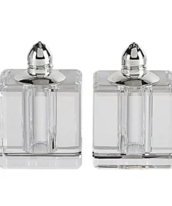 Badash Crystal CRYSTAL SALT & PEPPER SET SERVING