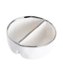 Pampa Bay SERVING BIANCA 2-SECTION BOWL | SMALL