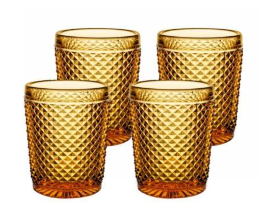 Vista Alegre BICOS OLD FASHIONED GLASSES | SET OF 4 | VARIOUS 4 Vista Alegre BICOS OLD FASHIONED GLASSES | SET OF 4 | VARIOUS