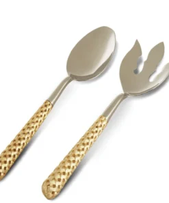 BRAID SERVING SET GOLD | L'OBJET