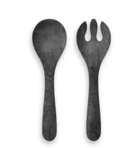 TarHong FAUX EBONY WOOD SALAD SERVER SET