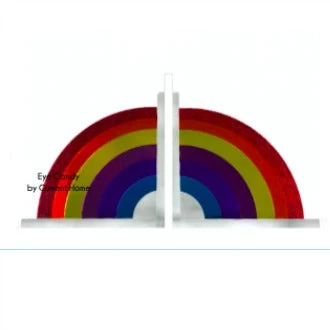 EYE CANDY RAINBOW BOOKENDS | ORIGINAL 2 EYE CANDY RAINBOW BOOKENDS | ORIGINAL