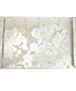 Michael Wainwright BOREALIS HANDLED SERVING TRAY | WHITE