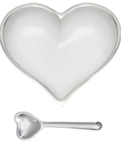 Inspired Generations SERVING HAPPY HEART SNACK BOWLS WITH SPOON